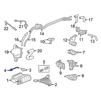 Honda OE - Evaporative Emissions System Lines