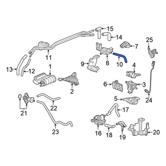 Honda OE - Evaporative Emissions System Lines