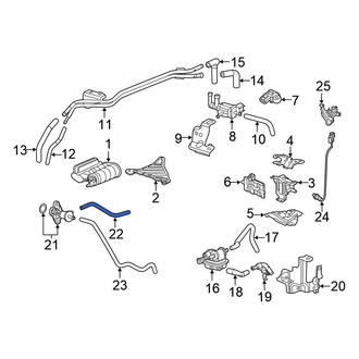 Honda OE - Evaporative Emissions System Lines