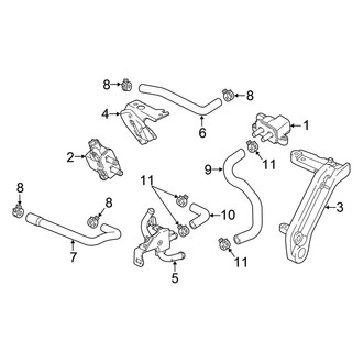 Honda OE - Emission System - Emission Components (Purge Control Valve), (2.0L)