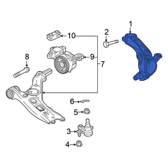 Honda OE - Front Right Steering Knuckle