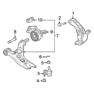 Honda OE - Front Suspension - Suspension Components