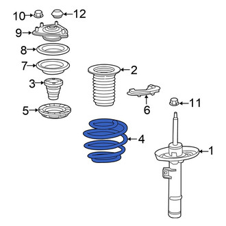 Honda OE - Front Left Coil Spring