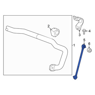Honda OE - Front Suspension Stabilizer Bar Link