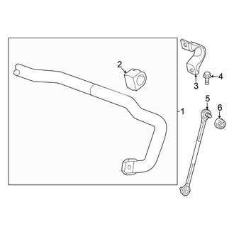 Honda OE - Front Suspension - Stabilizer Bar & Components
