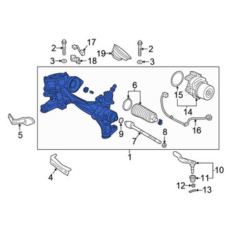 Honda OE - Rack and Pinion Assembly