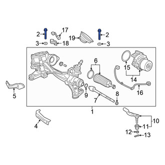 Honda OE - Rack and Pinion Bolt