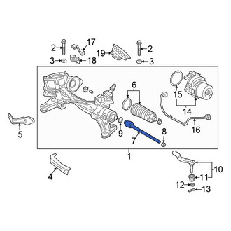Honda OE - Inner Steering Tie Rod End