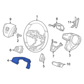 Honda OE - Upper Steering Wheel Trim