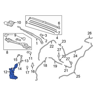 Honda OE - Washer Fluid Reservoir