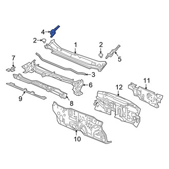 Honda OE - Front Right Cowl Side Panel