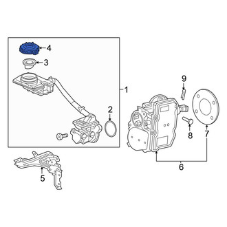 Honda OE - Brake Master Cylinder Reservoir Cap