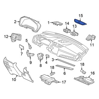 Honda OE - Instrument Panel Bezel