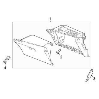 Honda OE - Instrument Panel - Glove Box