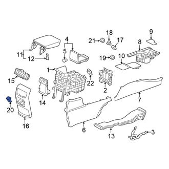 Honda OE - Rear 12 Volt Accessory Power Outlet