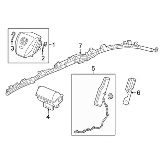 Honda OE - Restraint Systems - Air Bag Components (Air Bags)