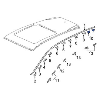 Honda OE - Roof Drip Molding Clip