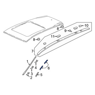 Honda OE - Roof Drip Molding Clip