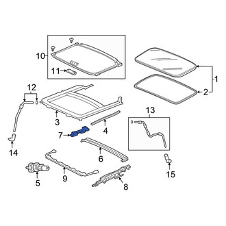 Honda OE - Sunroof Slide