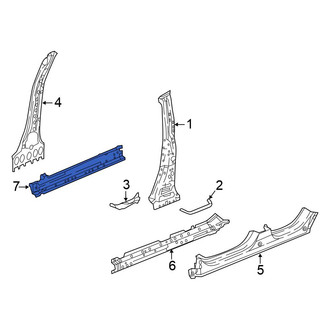 Honda OE - Left Outer Rocker Panel