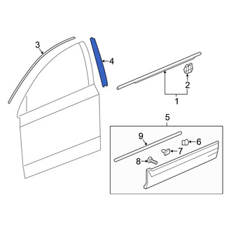 Honda OE - Front Left Door Applique