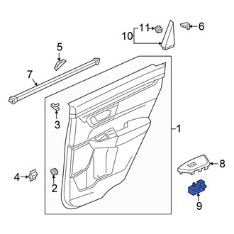 Honda OE - Rear Door Window Switch