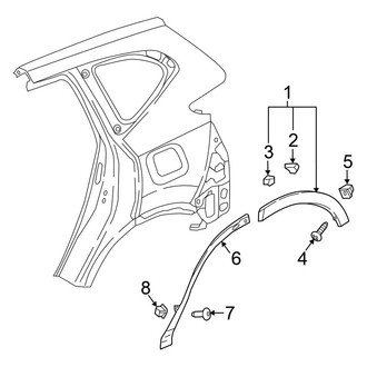 Honda OE - Quarter Panel - Exterior Trim