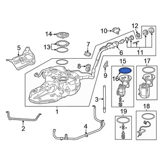 Honda OE - Fuel Pump Tank Seal