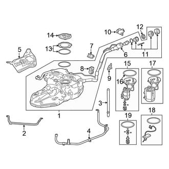 Honda OE - Fuel System Components