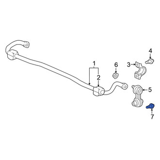 Honda OE - Suspension Stabilizer Bar Link Bolt