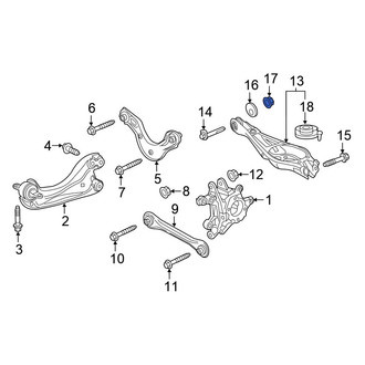Honda OE - Suspension Strut Nut