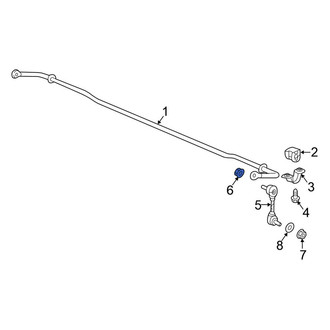 Honda OE - Rear Suspension Stabilizer Bar Link Nut
