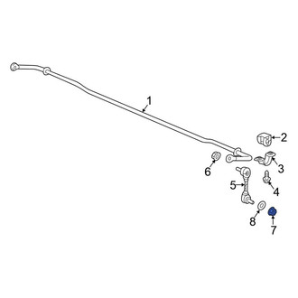 Honda OE - Front Lower Suspension Control Arm Nut