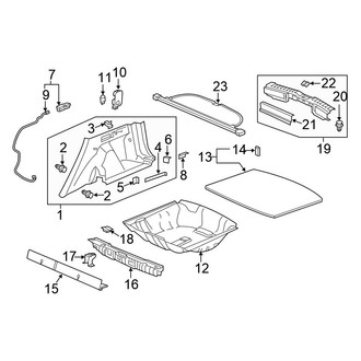 Honda OE - Rear Body & Floor - Interior Trim