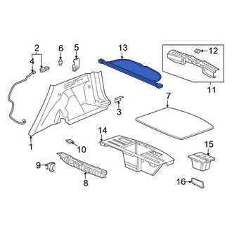 Honda OE - Rear Cargo Cover