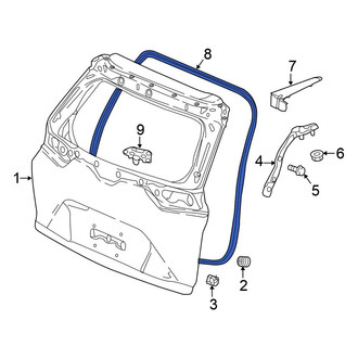 Honda OE - Rear Hatch Seal