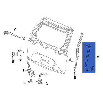 Honda OE - Left Liftgate Lift Support