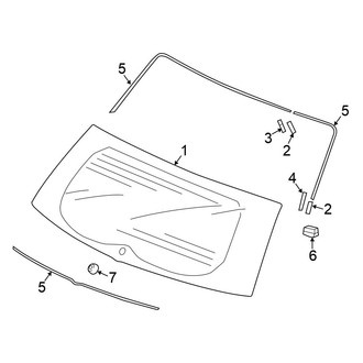 Honda OE - Lift Gate - Glass