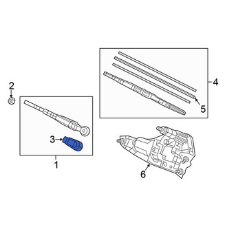 Honda OE - Rear Wiper Arm Cover