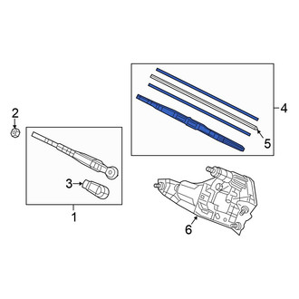 Honda OE - Rear Wiper Blade