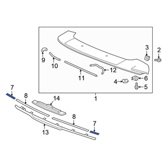 Honda OE - Outer Spoiler Seal