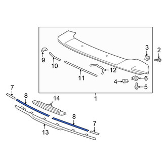 Honda OE - Inner Spoiler Seal