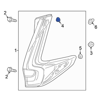 Honda OE - Spoiler Clip