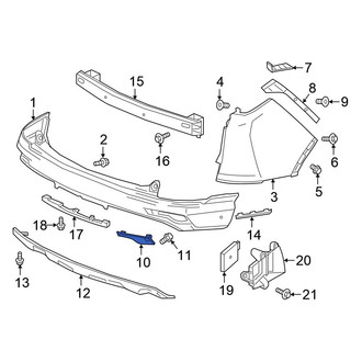 Honda OE - Rear Right Reflector Panel