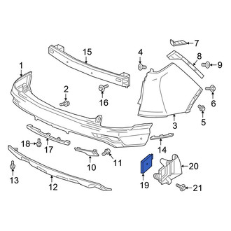Honda OE - Rear Left Blind Spot Detection System Warning Sensor