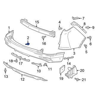 Honda OE - Bumper Cover Bolt