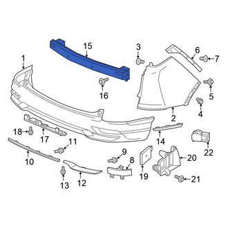 Honda OE - Rear Bumper Impact Bar