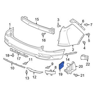 Honda OE - Rear Left Blind Spot Detection System Warning Sensor