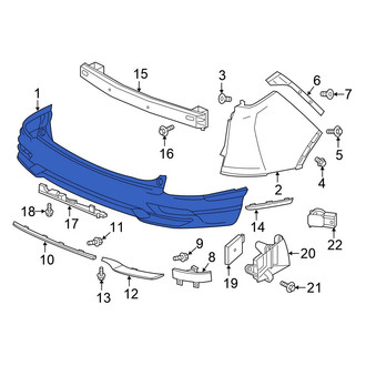 Honda OE - Rear Bumper Cover