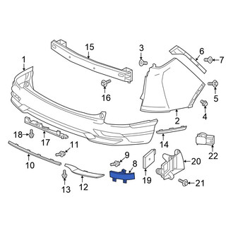 Honda OE - Rear Right Reflector Panel